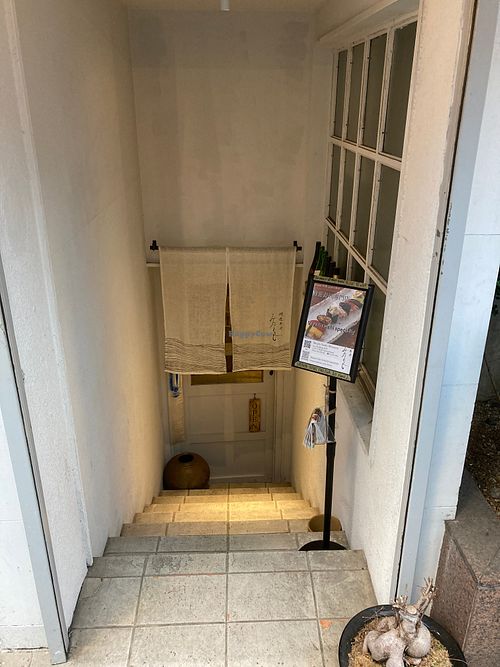 Go down here at Shojin Sushi Minamo in Osaka