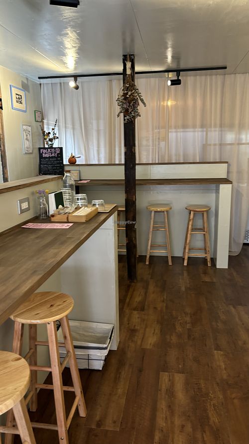 Beautiful upstairs eating area   at Folksaka in Osaka