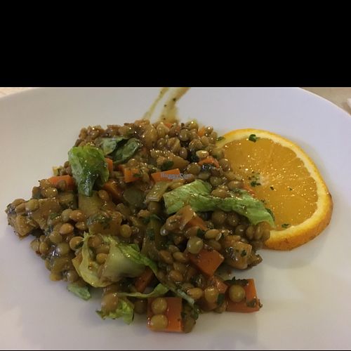 Lentil salad at El Hidalgo in Tenerife