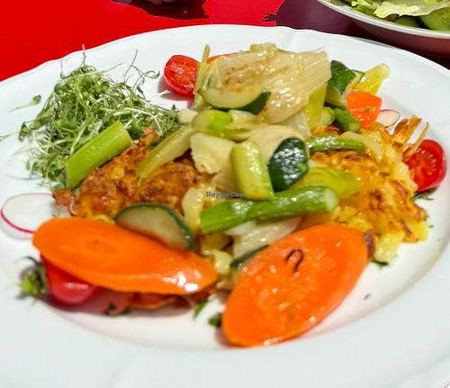 Röst with veggies   at Hotel Bergrestaurant Alp Languard in Pontresina