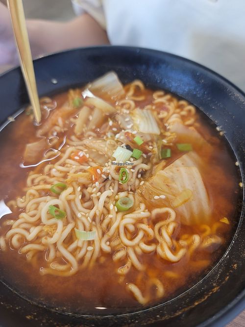 Spicy Ramyeon at Bibim Kitchen @ Eco Bloom - Pork-Free in Simpang Ampat