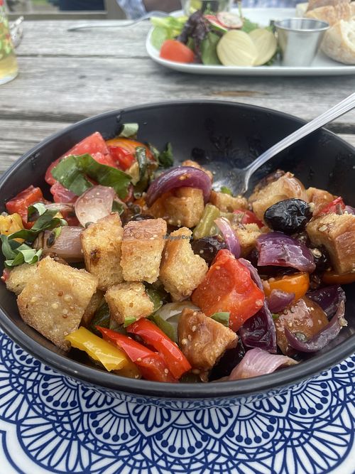 Roasted Mediterranean Veg Salad  at The Bush Inn in Bude