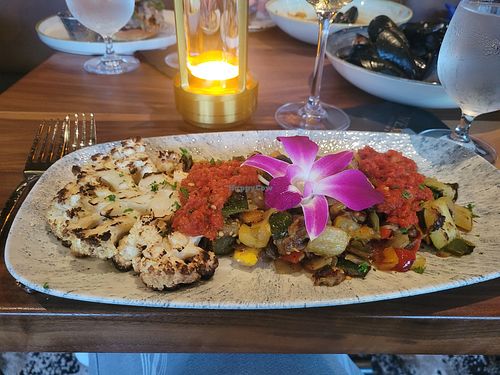 Cauliflower steak and ratatouille at Wemmy's Kitchen & Lounge in Marlborough