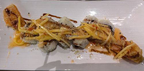Deep fried yam roll at Mori Sushi & Grill by Aji in Renton