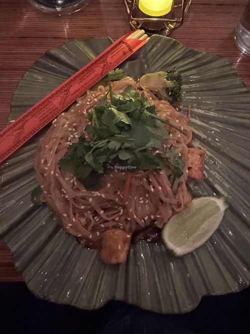 Spicy cashew noodles  at Zoo Thai in Missoula