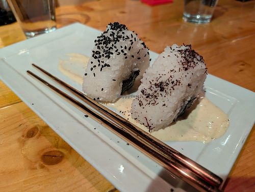 Onigiri at Remix Audio Bar in Santa Fe