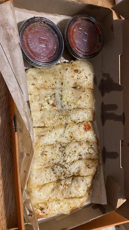 Half and halff  at Blaze Pizza in Orlando