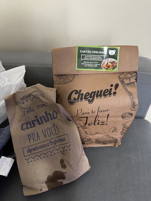 Delivery  at Mesa Veggie in Niteroi