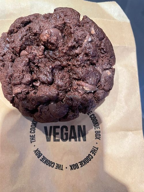 Spiced brownie cookie- yum! at The Cookie Box   in Melbourne