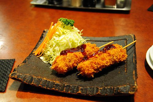 Macrobiotic Kushiage at Kiharutei in Nagoya