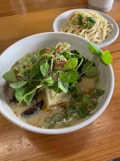 veg ramen at Shop Ramen in Fitzroy