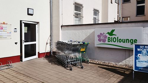 Eingang Parkplatz hinten at BIO Lounge in Magdeburg