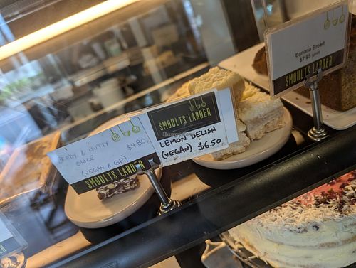 Vegan sweets at Smoults Larder in Maylands