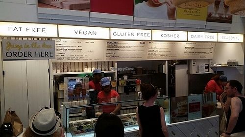 inside at Chloe's Soft Serve Fruit in New York City