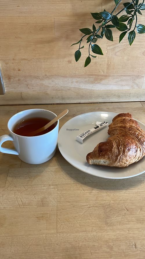 Vegan croissant and free ikea family tea at IKEA in Belfast