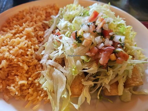 Vegan flautas de papa at Sal's Tacos in West Sacramento