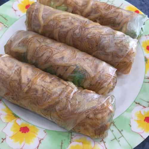 tofu rolls  at World Vegan in Cabramatta