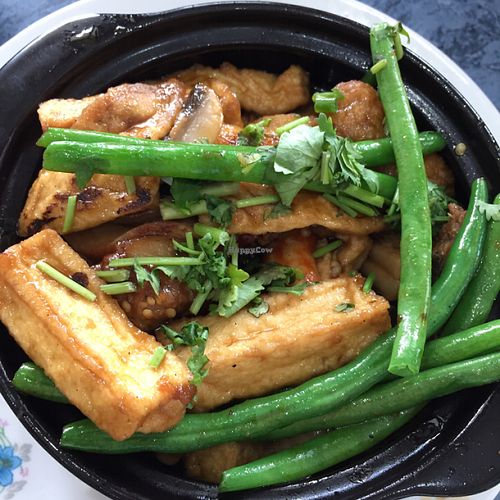 clay pot eggplant at World Vegan in Cabramatta