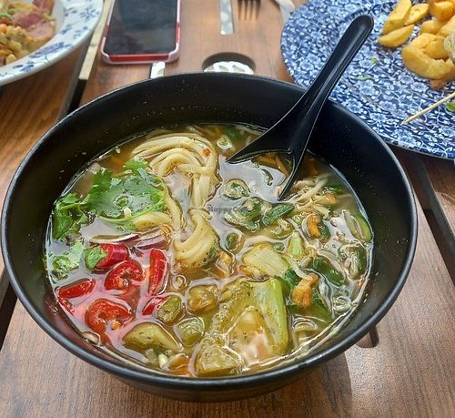 Ramen noodle bowl at The Port Jackson - JD Wetherspoon in Bishops Stortford