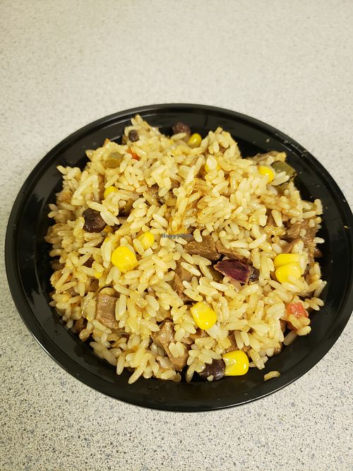 Delicious Steak Mexican bowl at GUD GIRL GONE BAD Caribbean Restaurant & Lounge in Lauderhill