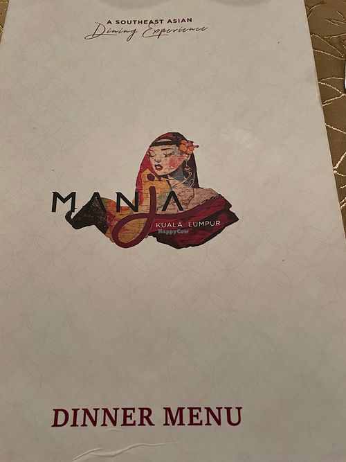 check all the vegan options on the menu at Manja in Kuala Lumpur