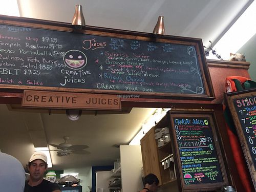 great vegan option! at Creative Juices Natural Cafe in St Augustine