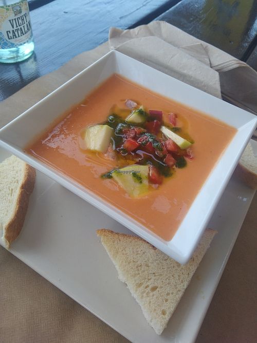 Gazpacho at Surfer Bar in El Port De La Selva