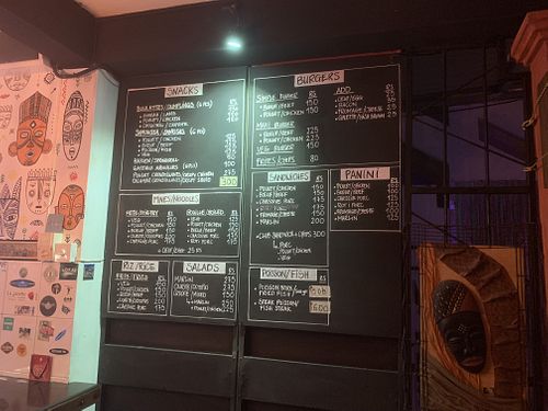 Menu   at l'Ajoupa in Mahebourg