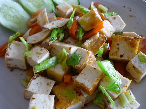 tofu spicy salad at Hong Sun - Raum Boon in Phuket
