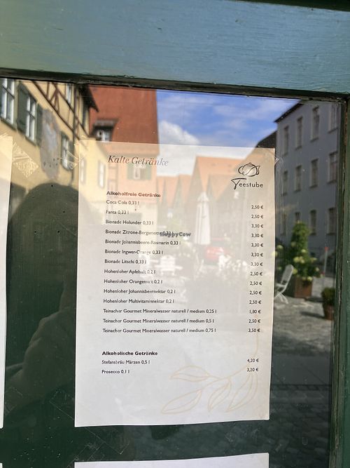 Kalte Getränke   at Teestube in Dinkelsbuehl