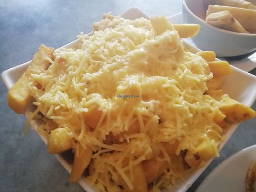 Cheesey chips at The Auld Hoose in Edinburgh