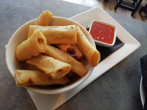Spring rolls at The Auld Hoose in Edinburgh