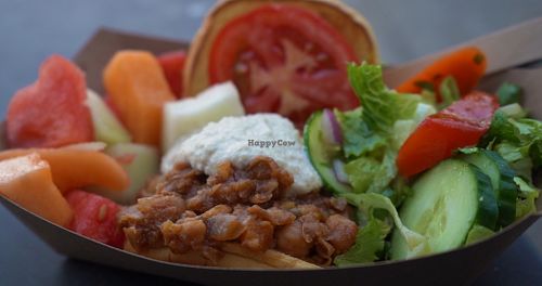 The Custodian: Chickpea Sloppy Joe with Cashew Cream at Well-Fed Ed - Food Truck in Wilmington