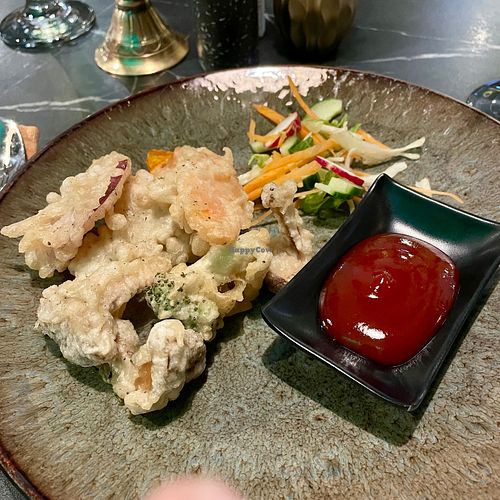 Veg tempura at Dé Buddha in Johnstone