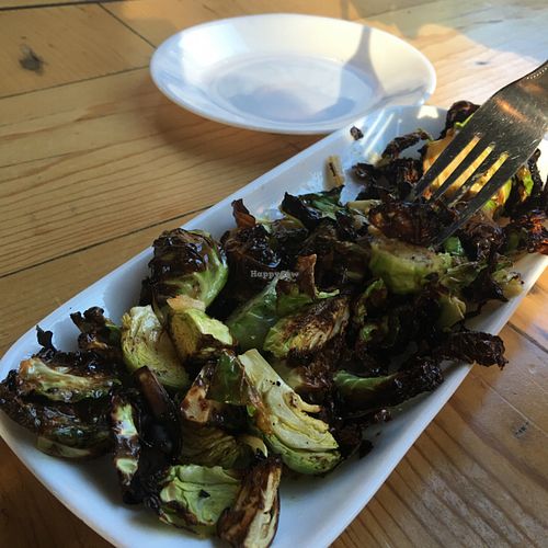Brussel sprouts are awesome! at Seabirds Kitchen - The LAB in Costa Mesa
