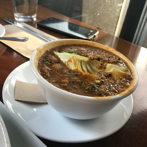 Posole - It tastes nothing like traditional posole. That being said, this soup is delicious! at Seabirds Kitchen - The LAB in Costa Mesa