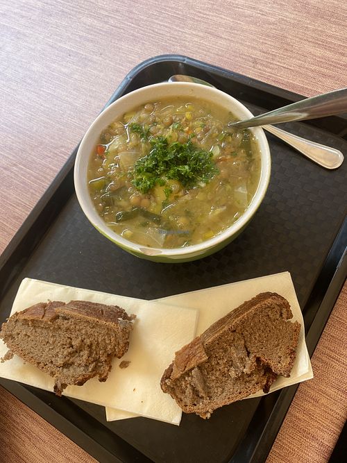 Linsensuppe  at Imbiss an der Zschoner Mühle in Dresden