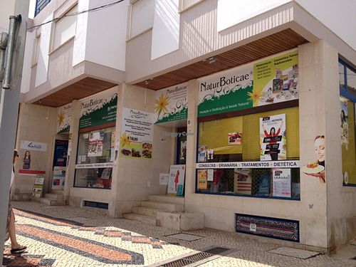 outside at Natur Boticae in Lagos