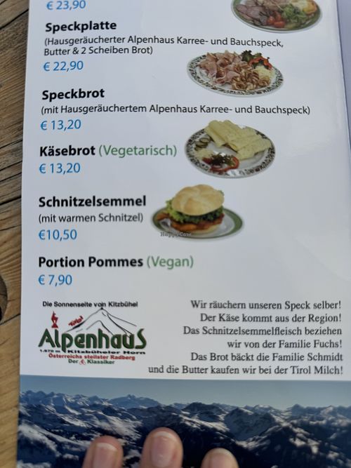 Fries  at Alpenhaus Kitzbüheler Horn in Kitzbuehel