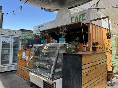 The cafe  at Ekeka in Arica