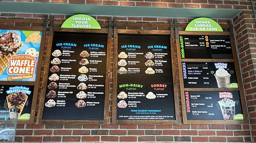 Menu in May 2026    at Ben & Jerry's - Porter Square in Cambridge