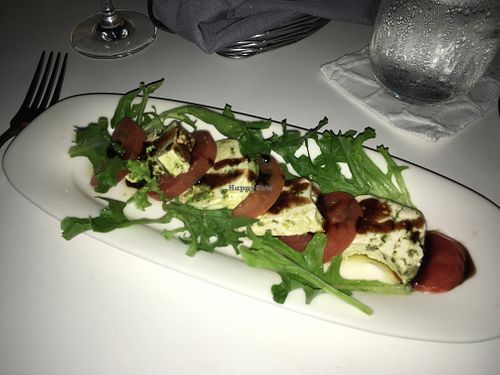 Vegan Caprese at Elements Restaurant in Oranjestad