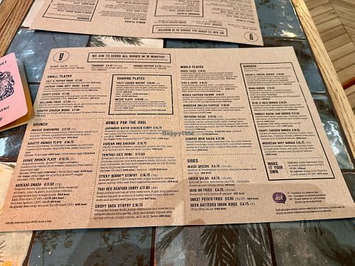   at MAN - Giraffe - T2 in Manchester