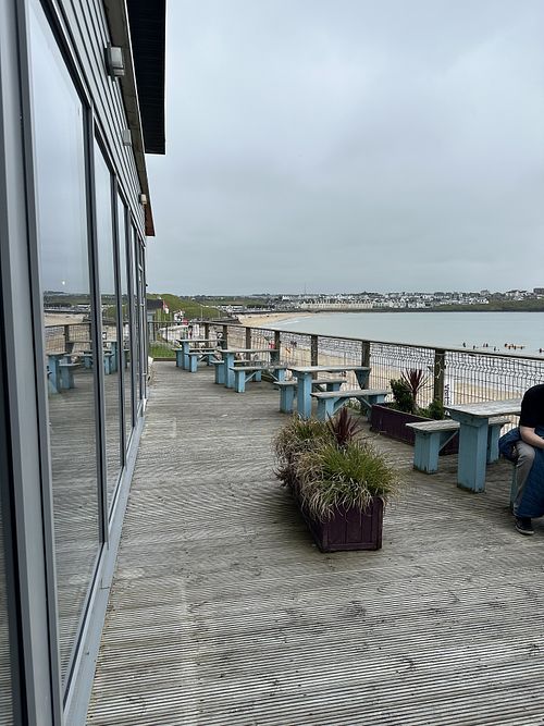 Sea views   at Franco Manca in Portrush