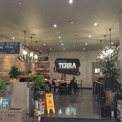 great interior design at Terra in Riga