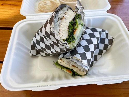 Tofu musubi at The Musubi Truck in Koloa