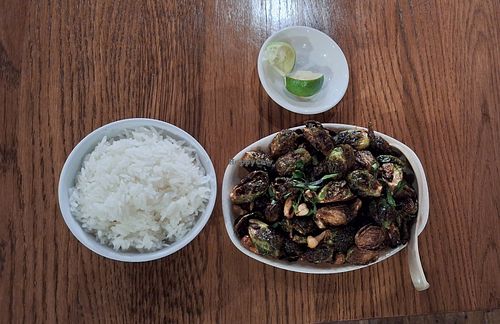 Brussels sprouts with=======&gt; at Gabriella's Vietnam  in Philadelphia