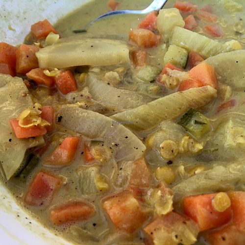 dahl soup at Goodies Berlin - Friedrichshain in Berlin