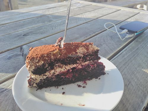 Chocolate cake at Goodies Berlin - Friedrichshain in Berlin