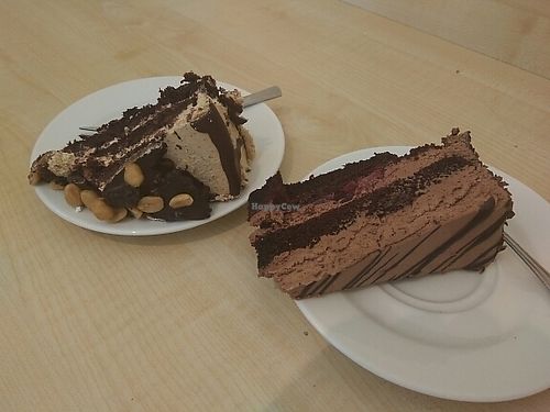 Chocolate and Peanut Butter cakes at Goodies Berlin - Friedrichshain in Berlin